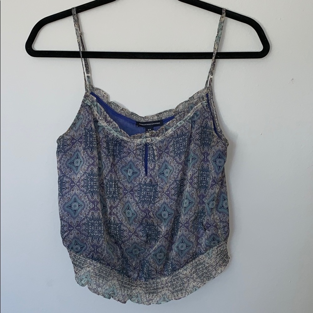American Eagle Printed Tank Top